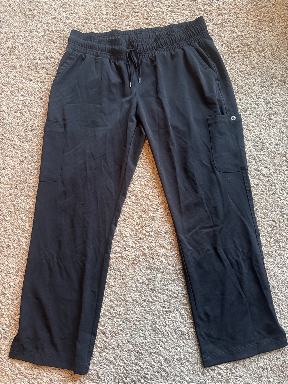 Beyond Scrubs-black scrub pant